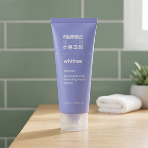 Crème pour le visage hydratante à l'acide hyaluronique Acide hyaluronique, hydratation profonde pour peau sèche, hydratant pour le visage léger et non collant - Product Image 2