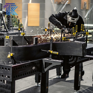 โต๊ะเชื่อมเหล็กหล่อ 3 มิติ TKweld ได้รับการรับรองมาตรฐาน CE ขนาด 2000*1000*200 มม. สถานีบัดกรีใหม่ - Product Image 2
