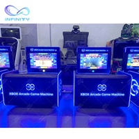 Machines de jeu d'arcade mobiles, 2 joueurs, Zone de jeu, combat vidéo, Machines de jeu d'arcade pour centre commercial