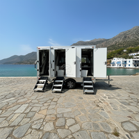 Remorque Sanitaire Portable Multi-Postes Haut de Gamme – Toilettes Mobiles de Luxe pour Mariages, Événements et Assainissement Temporaire Extérieur