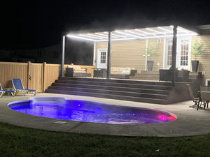 Pergola fixe en aluminium magique, imperméable, écologique, pavillon extérieur, structure durable <span class=keywords><strong>pour</strong></span> jardin, patio, balcon - Product Image 5