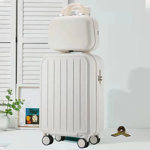 Thời Trang Bán Buôn Hành Lý Du Lịch Xe Đẩy Túi Trọng Lượng Nhẹ Trường Hợp Du Lịch Sinh Viên Đi Du Lịch Hành Lý Xe Đẩy Đặt Vali - Product Image 1