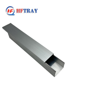 Bandeja de Cables Eléctricos de Aleación de Aluminio Industrial de 25*25 Personalizada de Fábrica, Cubierta de Canalización de Cables Resistente a la Corrosión para Construcción - Product Image 6