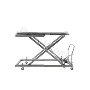 Морг для подъема тела, морг, тележка для трупов, гидравлическая подъемная тележка с роликом - Product Image 1