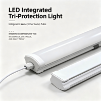 Lumière LED Tri-Proof IP65 Étanche à la Poussière et à la Corrosion, 36W Haute Luminosité 110lm, pour Usage Commercial, Industriel, Entrepôt, Garage