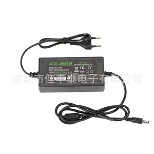 Adaptateur secteur UE double fil Rey.1 12V 5A avec dissipateur thermique pour usage export, certifié CE, FCC, RoHS - Product Image 4