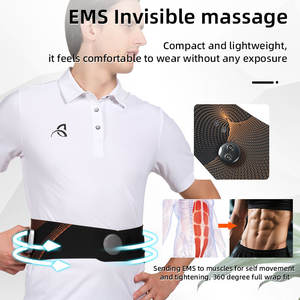 Supporto per la vita Smart EMS con terapia vibrante riscaldante per alleviare il dolore alla schiena lombare-cintura elettrica da massaggio in vita - Product Image 3