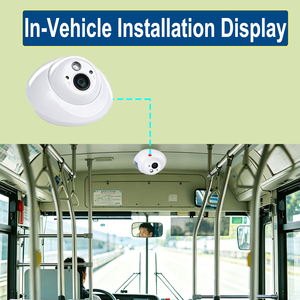Caméra Dôme <span class=keywords><strong>Professionnelle</strong></span> AHD 1080P pour Véhicule avec Microphone Intégré, Grand Angle de 150 Degrés, Moniteur IP pour Voiture Commerciale OEM/ODM - Product Image 3