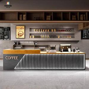 Quiosco de Café Moderno para Exteriores con Iluminación LED |   Mostrador de Café Personalizado Tipo Pop-up para Cafeterías e Interiores de Cafés - Product Image 5