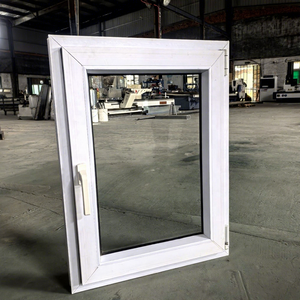 Fenêtres Upvc à bon <span class=keywords><strong>prix</strong></span> Fenêtres en <span class=keywords><strong>PVC</strong></span> <span class=keywords><strong>blanc</strong></span> <span class=keywords><strong>Double</strong></span> glaçure Fenêtre inclinable et tournante - Product Image 1
