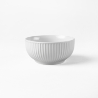 Vaisselle en porcelaine blanche moderne personnalisée, ensembles de vaisselle en céramique gaufrée pour la maison, l'hôtel, le lave-vaisselle et les vacances