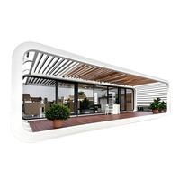 Cabine mobile préfabriquée de style Apple, habitation de luxe en conteneur avec salle de bain, utilisable comme hôtel, villa, serre ou abri de stockage
