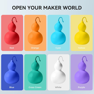 Xinrui 250g PLA PRO <b>3D</b> <b>Printer</b> Filament 1.75mm Bundle for Neatly Wound Individually Packed 8 Rolls Multi-Color - Product Image 6