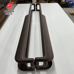 Maniglia della porta in acciaio inossidabile ingresso principale vetro lungo lusso moderno maniglia della porta in legno antico ottone maniglia della porta - Product Image 2