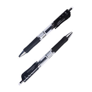 Stylos à gel en plastique rétractables Stylos à encre à séchage rapide personnalisés pour le bureau, l'école, le journal, le dessin, le gribouillage - Product Image 1