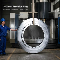 Service d'usinage CNC de grande précision H7 sur mesure 1600 mm, composants en acier forgé VTL robustes pour l'énergie éolienne offshore