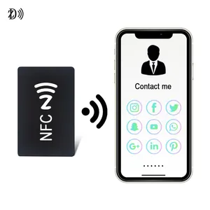Thẻ Kinh Doanh RFID NTAG213 13.56Mhz Thông Tin Liên Lạc RFID Bằng Nhựa