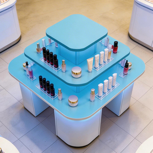 رف عرض خشبي متين لمتاجر الأحذية النسائية بثلاثة أرفف - Product Image 3