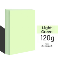 Papier copie couleur 120g en pâte vierge A4/A3, couché amidon, simple face, multi-usages pour artisanat et bureau