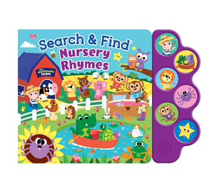 Jouet éducatif pour bébé, livre d'histoires avec des rimes, de <span class=keywords><strong>la</strong></span> musique, des lumières et des sons, livre anglais relié pour les nourrissons de 6 mois et plus - Product Image 1