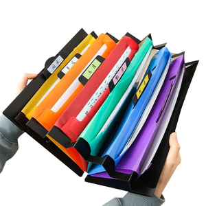 Gran oferta, archivador A4 con logotipo personalizado, archivador en expansión de PP, papelería con cierre de documentos multibolsillo para caja de archivos, proveedor directo - Product Image 1