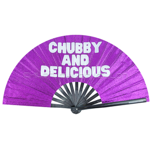 Tùy chỉnh vải tay fan hâm mộ gấp Clack Fan tre Thủ công mỹ nghệ sang trọng cá nhân người hâm mộ cho quảng cáo sự kiện Quà Tặng - Product Image 6