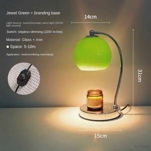 Lampe chauffe-bougie électrique avec minuterie, brûleur d'aromathérapie parfumée, chauffe-cire électrique, cadeau idéal pour bougies - Product Image 3