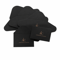 Enveloppe d'expédition pour catalogue de bijoux, en papier jaune vif, avec logo personnalisé par marquage à chaud, style occidental, couleur OEM sur mesure