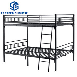 Lit superposé en métal robuste, mobilier pour dortoir scolaire, <span class=keywords><strong>auberge</strong></span> de jeunesse, lit superposé de grande taille - Product Image 4