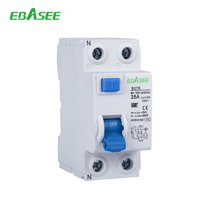 EBASEE Certifié CE IEC61008 2P 4P <span class=keywords><strong>30mA</strong></span> 100mA 300mA 25A 40A 63A Type <span class=keywords><strong>A</strong></span> <span class=keywords><strong>AC</strong></span> RCCB RCD <span class=keywords><strong>Disjoncteur</strong></span> Différentiel - Product Image 1