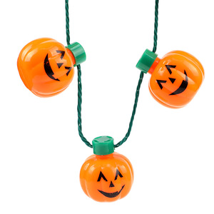 Collar de <span class=keywords><strong>Calabaza</strong></span> de Halloween Luminoso y Intermitente Barato, Proveedor de Decoración para Fiestas de Halloween, Collar de <span class=keywords><strong>Calabaza</strong></span> LED para Fiestas - Product Image 6