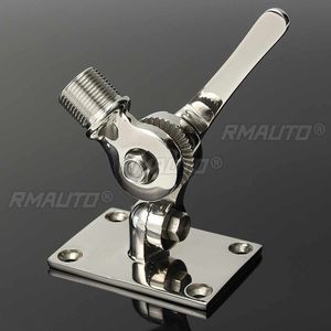 Support de base réglable à double axe pour antenne VHF marine en acier inoxydable 316 pour bateaux - Product Image 6