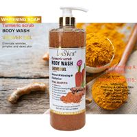 Gel Douche Marque Blanche Haute Qualité, Nettoyant Corporel Gommage Exfoliant Éclaircissant, Nourrissant, Hydratant et Rafraîchissant pour le Corps