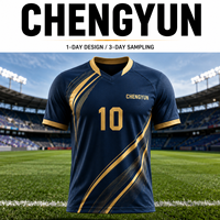 Maßgeschneiderte Team-Fußballausrüstung Maillot De Foot Homme Günstige Fußballtrikots Sublimiert Professionell