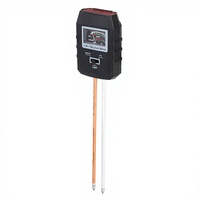 Testeur de sol 3-en-1, humidimètre, mesureur de luminosité - Sans batterie (vert) |   Sonde ABS de 15 cm pour utilisation intérieure/extérieure, PH 3.5-8.0