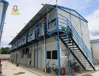 Listo para la construcción de casas de playa portátiles cabina casas prefabricadas modulares de 2 pisos casa aislada Ecuador en Canadá