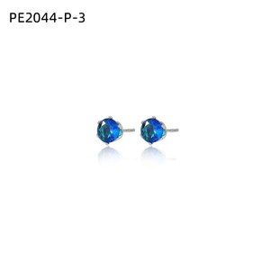 Amy Amy Fashion <b>Stud</b> <b>Earrings</b> <b>Blue</b> Zircon Alloy Women's Classic Jewelry Gift PE2044 - Product Image 5