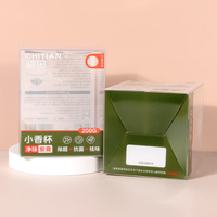 Boîtes en plastique transparentes personnalisées en PET PVC pour désodorisant de voiture, boîtes en plastique recyclé pour l'aromathérapie