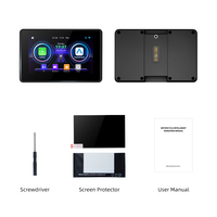 Système Linux avec écran tactile étanche de 5 pouces, CarPlay/Android Auto sans fil, navigation, appels, musique, connexion SIRI pour BWM Moto