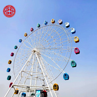 Nouvel équipement Limeiqi pour jeux d'enfants, grande roue de 45 mètres avec décor et lumières LED, manèges à vendre