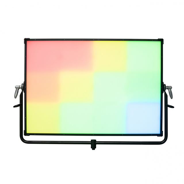 Laysion 2000W SRGB DMX512 Dimming Wireless Remote Full Color LED Panel Light for Photography Studio Video Broadcasting Film Gear