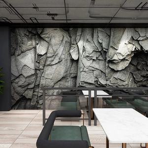 Panneau mural décoratif imitation pierre, revêtement mural extérieur en PU, autocollants muraux légers, papier peint 3D - Product Image 1