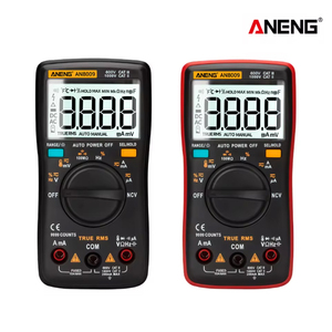 Multimètre numérique ANENG AN8008 True RMS, tension AC/DC, ampèremètre, ohmmètre, testeur <span class=keywords><strong>de</strong></span> tension et d'impédance haute précision - Product Image 1