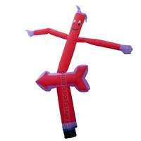 Gonflable pour hommes, Promotion personnalisée, flèche de ciel gonflable à une jambe, vente en gros