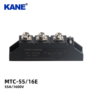 Modules de thyristors bidirectionnels à double haute puissance, régulateurs de tension, semi-conducteurs électroniques <span class=keywords><strong>MTT</strong></span> KANE MTC 55/16E 55A 1600V - Product Image 1