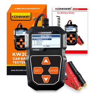 Direto da fábrica Konnwei Kw208 12v Car Battery Tester Preço barato 10-2000CCA Craning Test Teste de carregamento e Battery Voltage Tester - Product Image 2