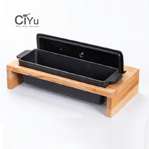 Vente en gros de casseroles en fonte émaillée personnalisées pour la cuisine japonaise, pour le <span class=keywords><strong>foie</strong></span> <span class=keywords><strong>gras</strong></span> - Product Image 1