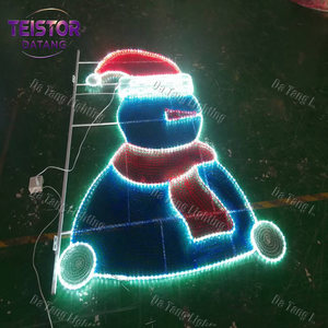 Outdoor Christmas Pole Decoration LED Motif <b>Lighting</b> for <b>Holiday</b> Streets Commercial Areas and Public Displays - Product Image 2