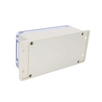 Tapa transparente de montaje en pared personalizada para exteriores, caja de empalme de plástico ABS, impermeable IP65, OEM