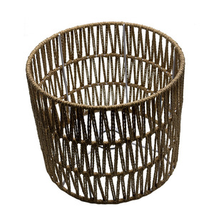 Lampe de table d'intérieur moderne et rustique pour <span class=keywords><strong>bricolage</strong></span> Abat-jour en rotin tissé à la main <span class=keywords><strong>Lustre</strong></span> minimaliste en <span class=keywords><strong>bambou</strong></span> pour salon de thé Utilisation de table creuse au sol - Product Image 4